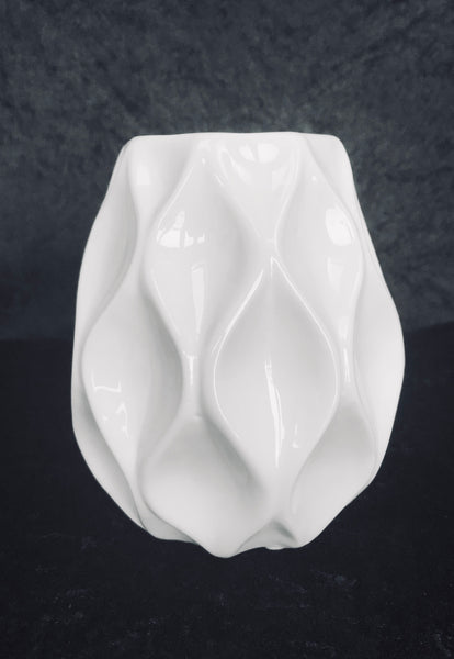 Nico Ceramic Wax Melt Burner in Gloss White