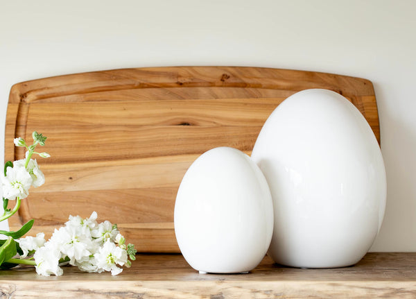 White Easter Eggs - Ceramic